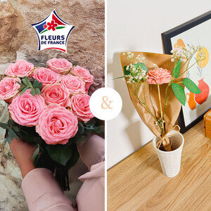 SUCRE ROSE + BOUQUET BOUGIE