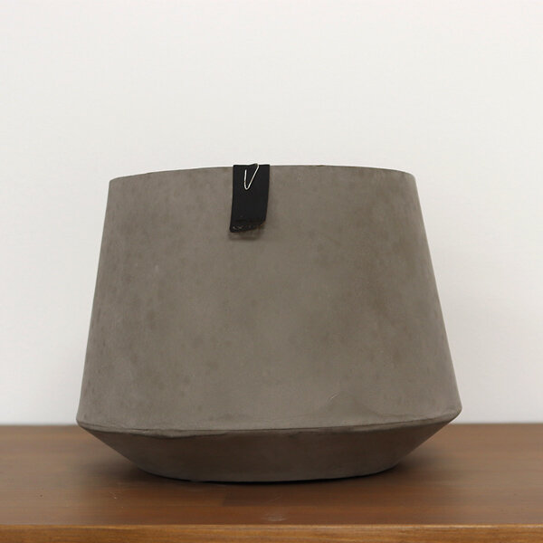 Cache-pot Tokyo gris taupe