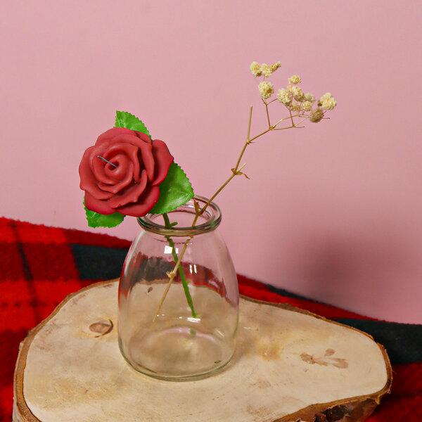 BOUQUET BOUGIES ROSE