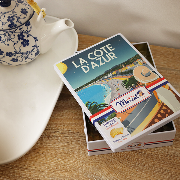 BOITE BISCUITS COTE D'AZUR